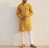 Yellow Geometric Kurta